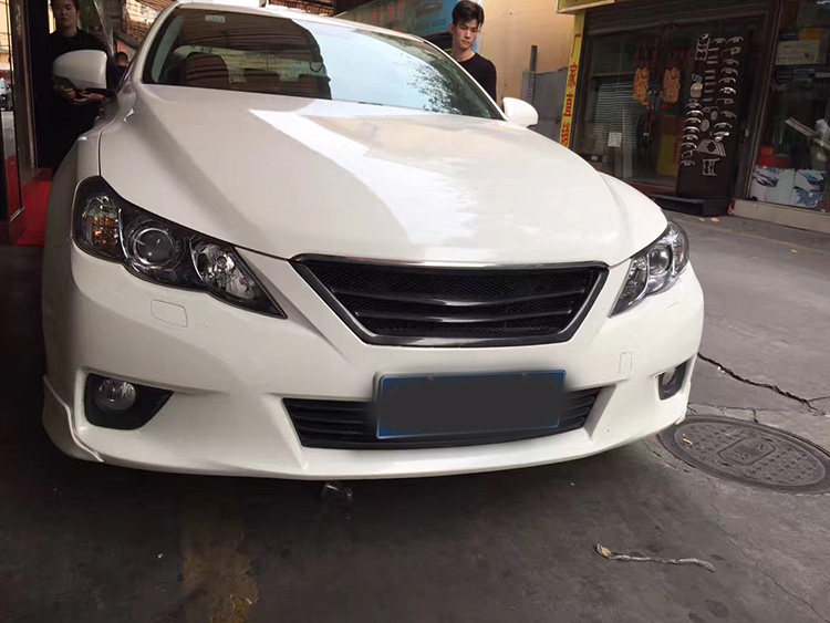 中网适用1012年锐志改装碳纤维标前进气格栅电镀中网