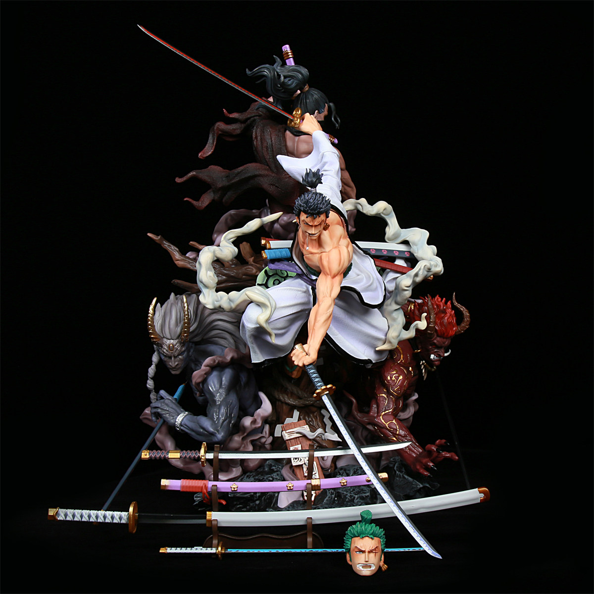 燃风神剑手办大模型超大雕像限量gk流鬼索隆海贼王手办专区