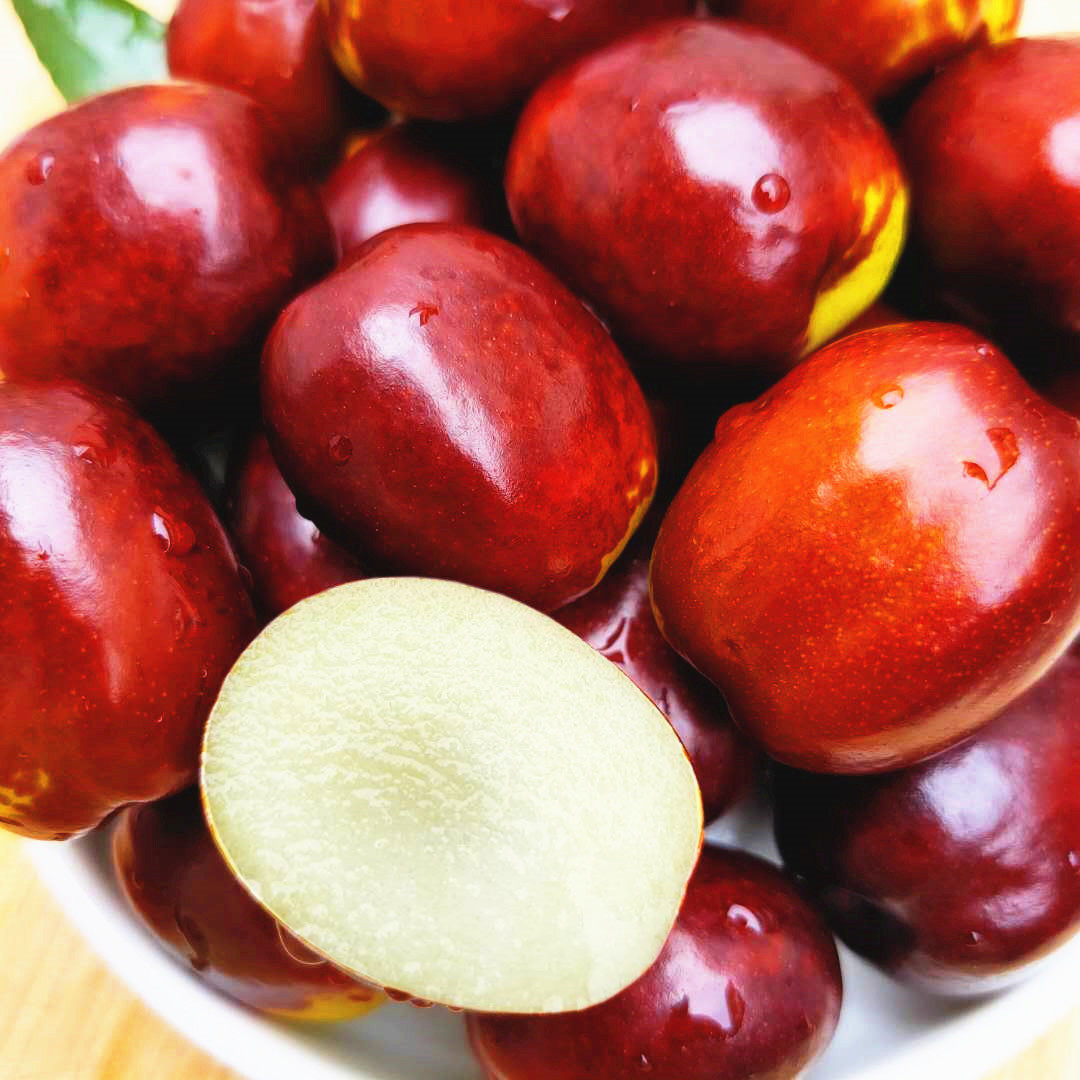 新鲜枣子水果脆甜鲜枣山西稷山板枣红枣当季枣