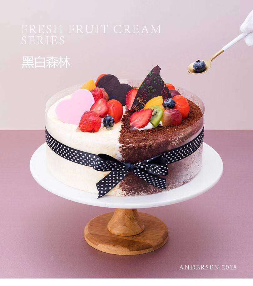 成都安德鲁巧克力生日蛋糕黑白森林6英寸新鲜生日蛋糕