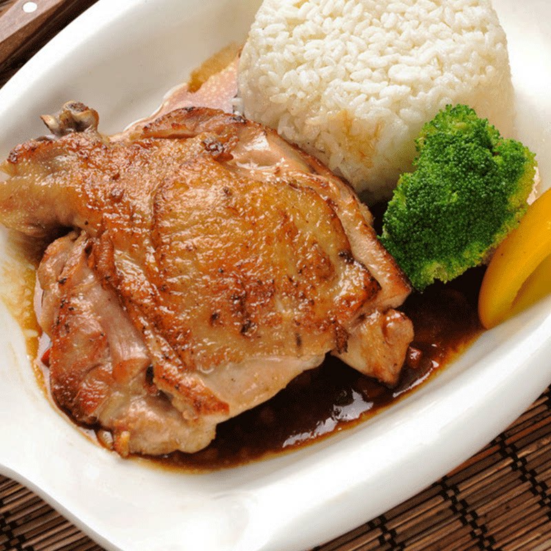 整箱汉堡2kg商用鸡扒带皮鸡排冷冻千般鸡腿生鸡肉