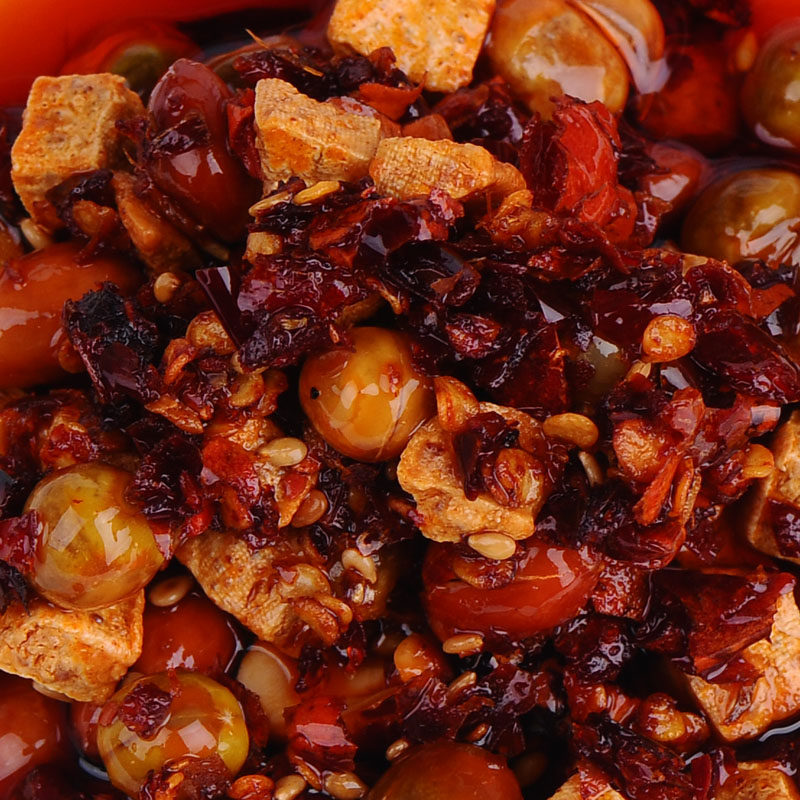 贵州特产老干爹辣三丁辣酱下饭菜瓶装拌面拌饭酱自制辣椒酱