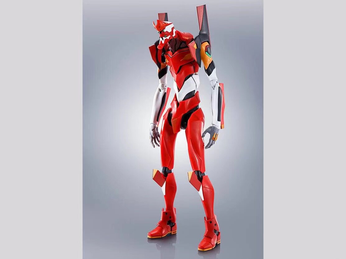 现货万代robot魂eva2号机二号机新剧场版s装备明日香可动