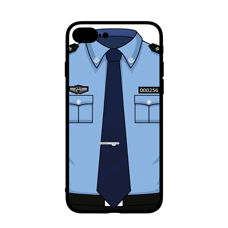警察款手机壳华为小米opoo苹果vivo新版手机壳10衬衫制服款