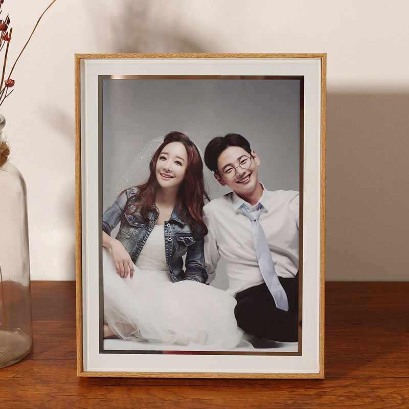 12寸婚纱照摆台相框韩式创意结婚水晶桌摆宝宝相框