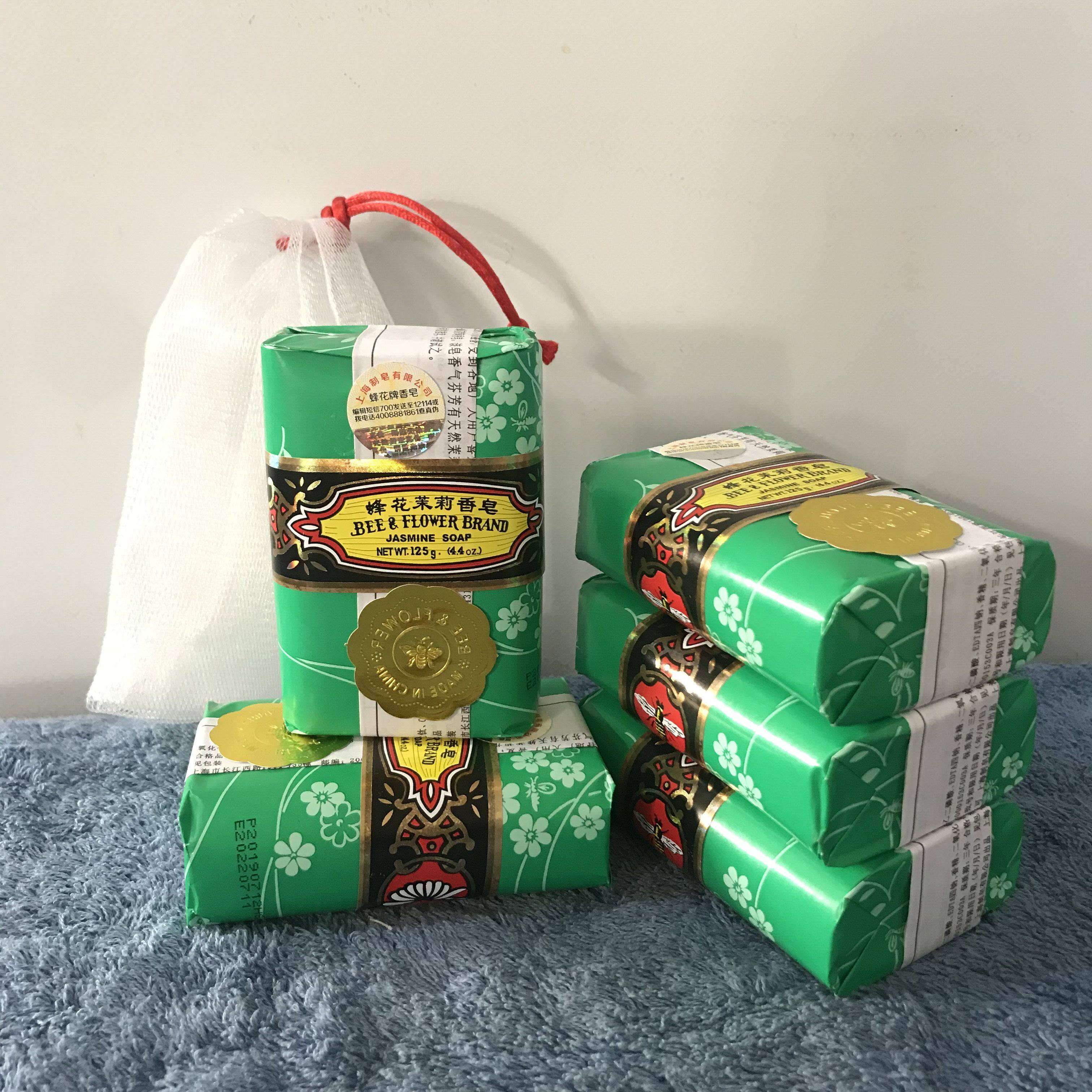 国货经典老牌上海蜂花茉莉玫瑰檀香香皂125g香皂