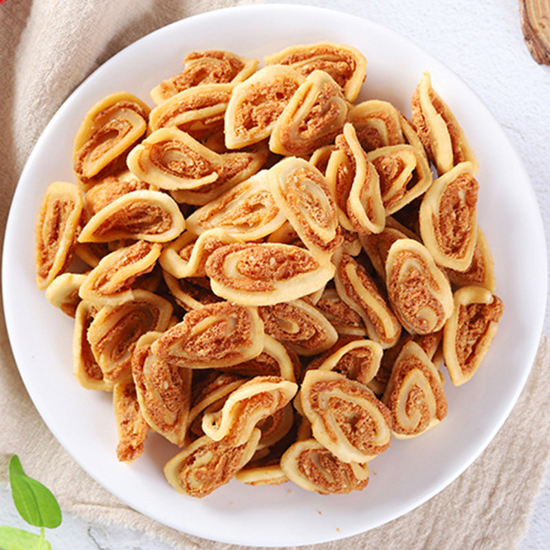 猫耳朵零食小吃280g袋休闲食品怀旧好吃的办公室零食猫耳酥