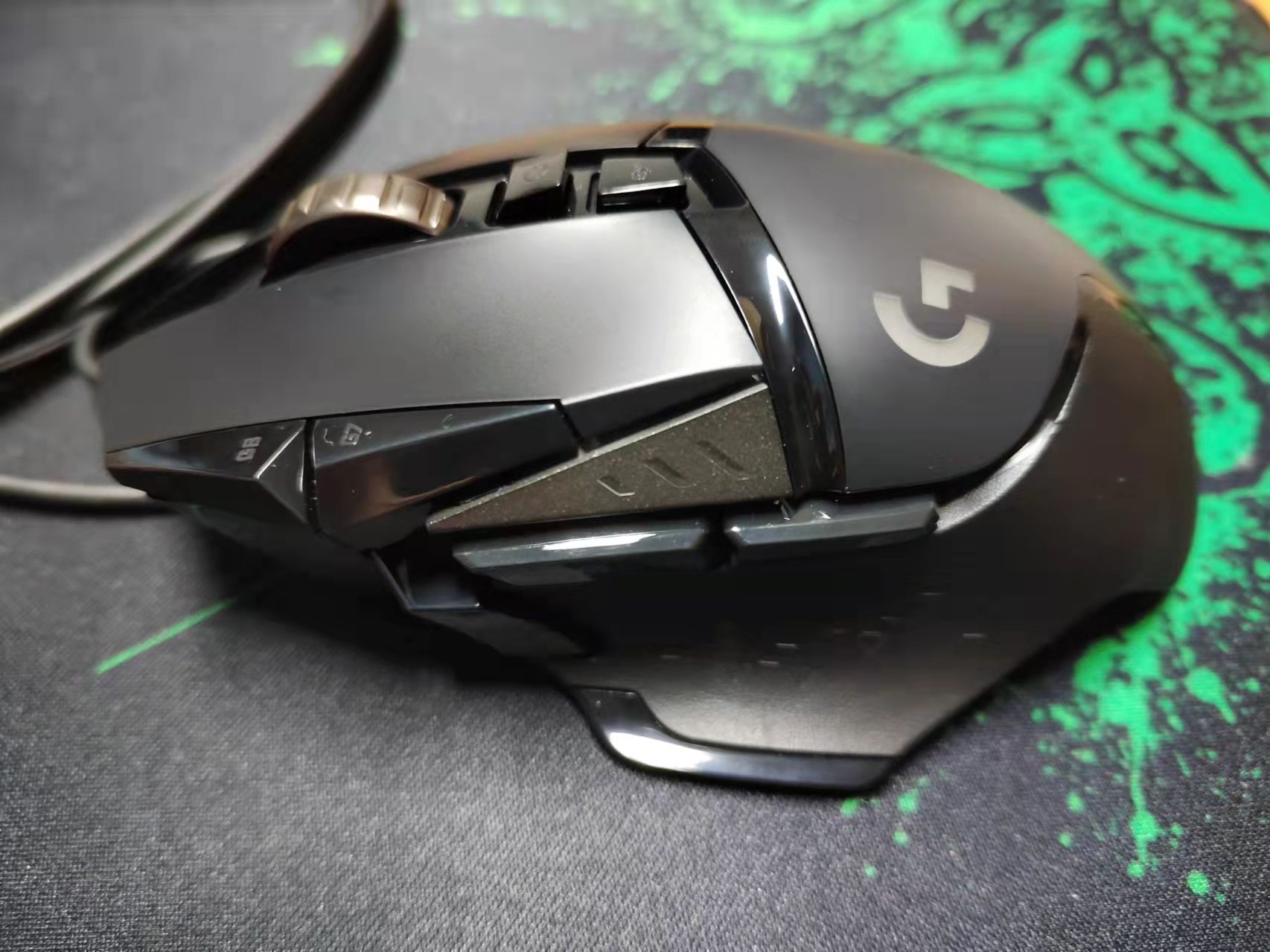 罗技g502hero有线游戏鼠标rgb机械配重主宰有线鼠标