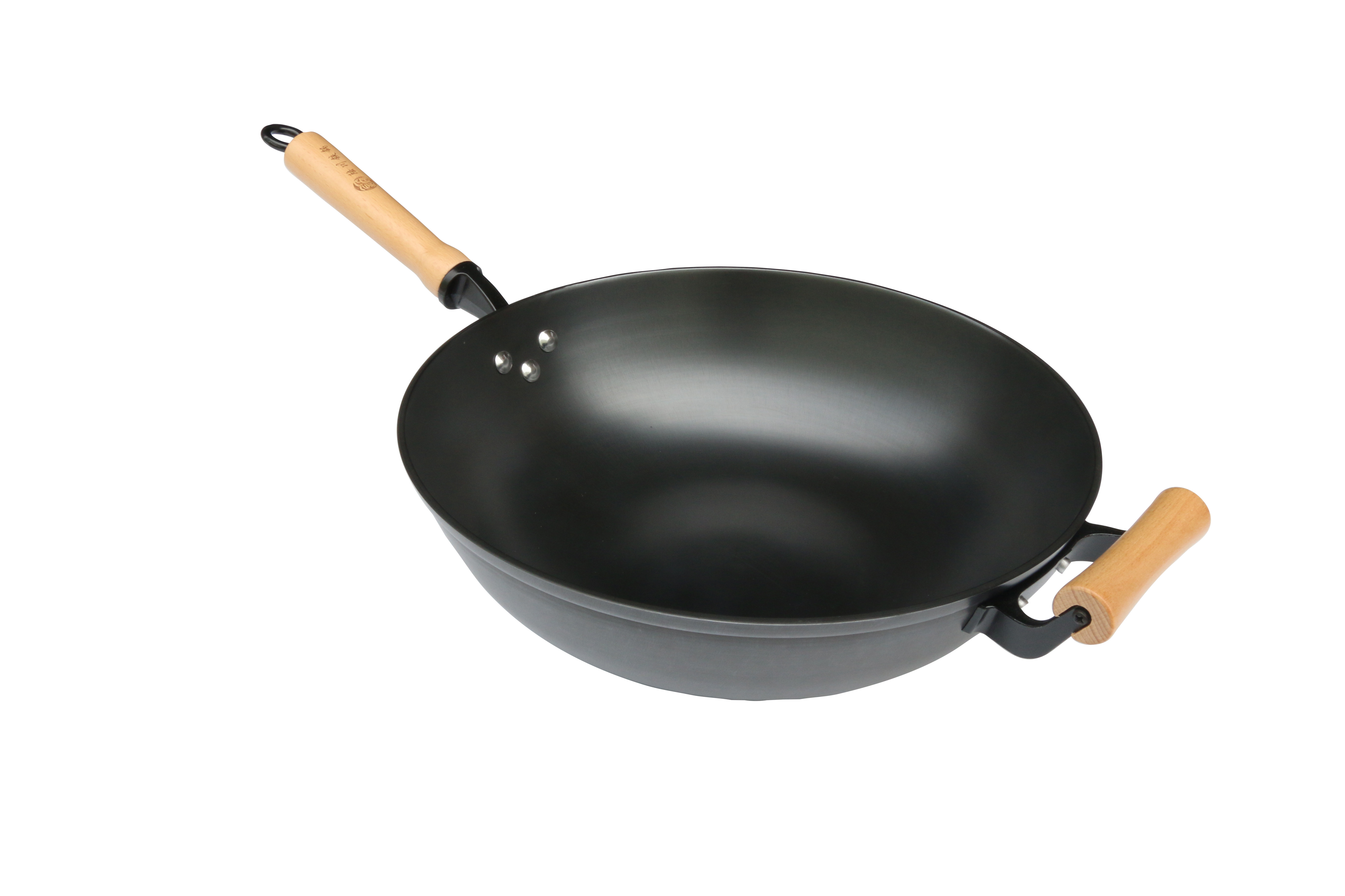 陆川铁锅手工炒锅涂层不粘锅不生锈家用炒菜菜锅炒锅