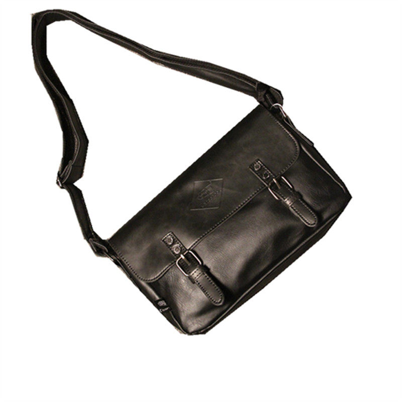 threebox新款潮男简约单肩日韩时尚斜挎包街头英伦男士包袋