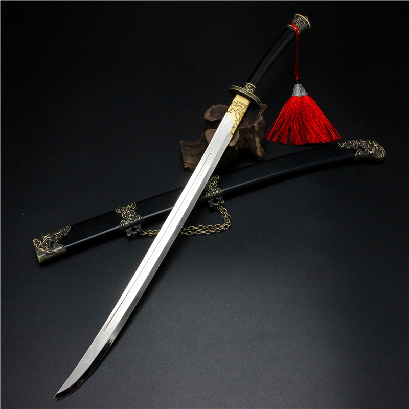 古代名剑锦衣卫兵器绣春刀金属金属模模型合金玩具游戏