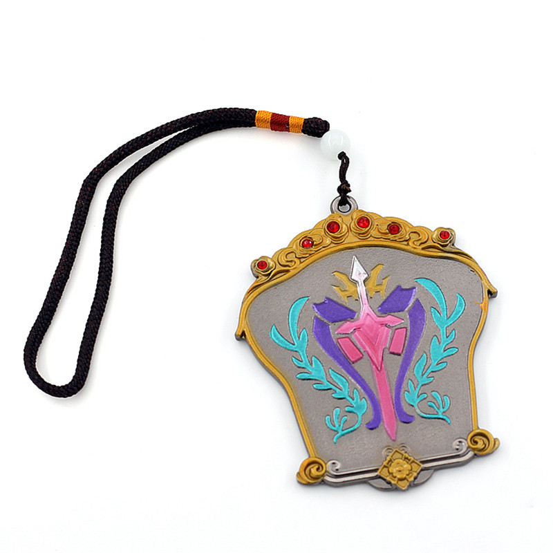 斗罗大陆动漫周边大号教皇武魂殿令牌彩色版金属动漫挂件
