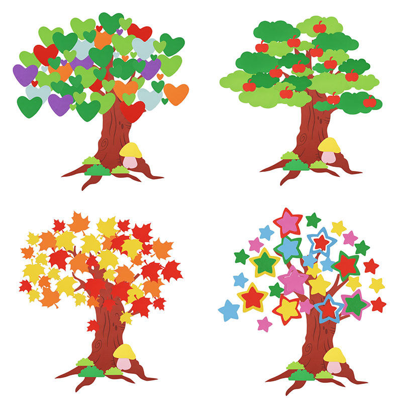 心愿许愿树教室环境布置小学幼儿园黑板报班级文化软装墙贴