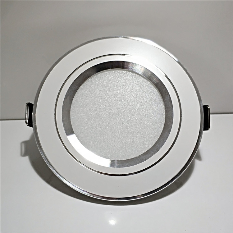 led金色筒灯开孔75公分欧式家用客厅金边天花筒灯