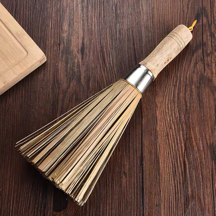 竹锅刷竹刷子老式环保天然竹丝炊帚筅帚刷锅厨房厨房用刷