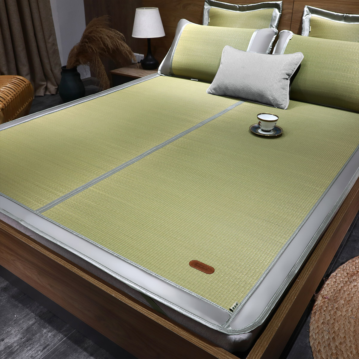 黄古林天然海绵凉席18米15m折叠加密床席夏季凉席