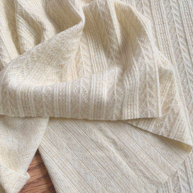 秋冬保暖羊绒针织面料柔软舒适毛衫打底衫线连衣裙布面料