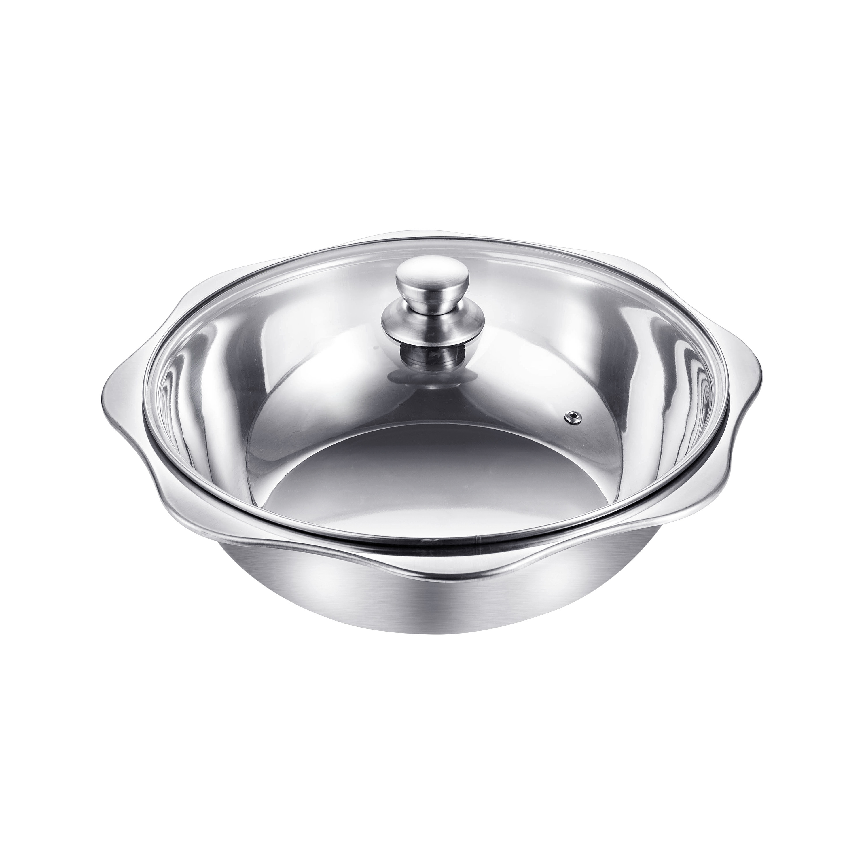 火锅汤锅不锈钢商用家用清汤大容量电磁炉专用火锅