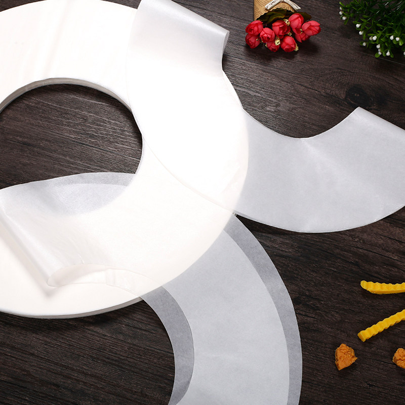 圆圈环形烤肉纸烤盘纸涮烤一体锅纸垫日月锅月牙形火锅烧烤吸油纸