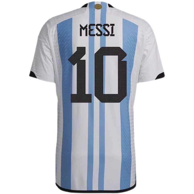 阿根廷三星主场梅西10号冠军盾球衣迪马利亚劳塔罗球员版男女定制