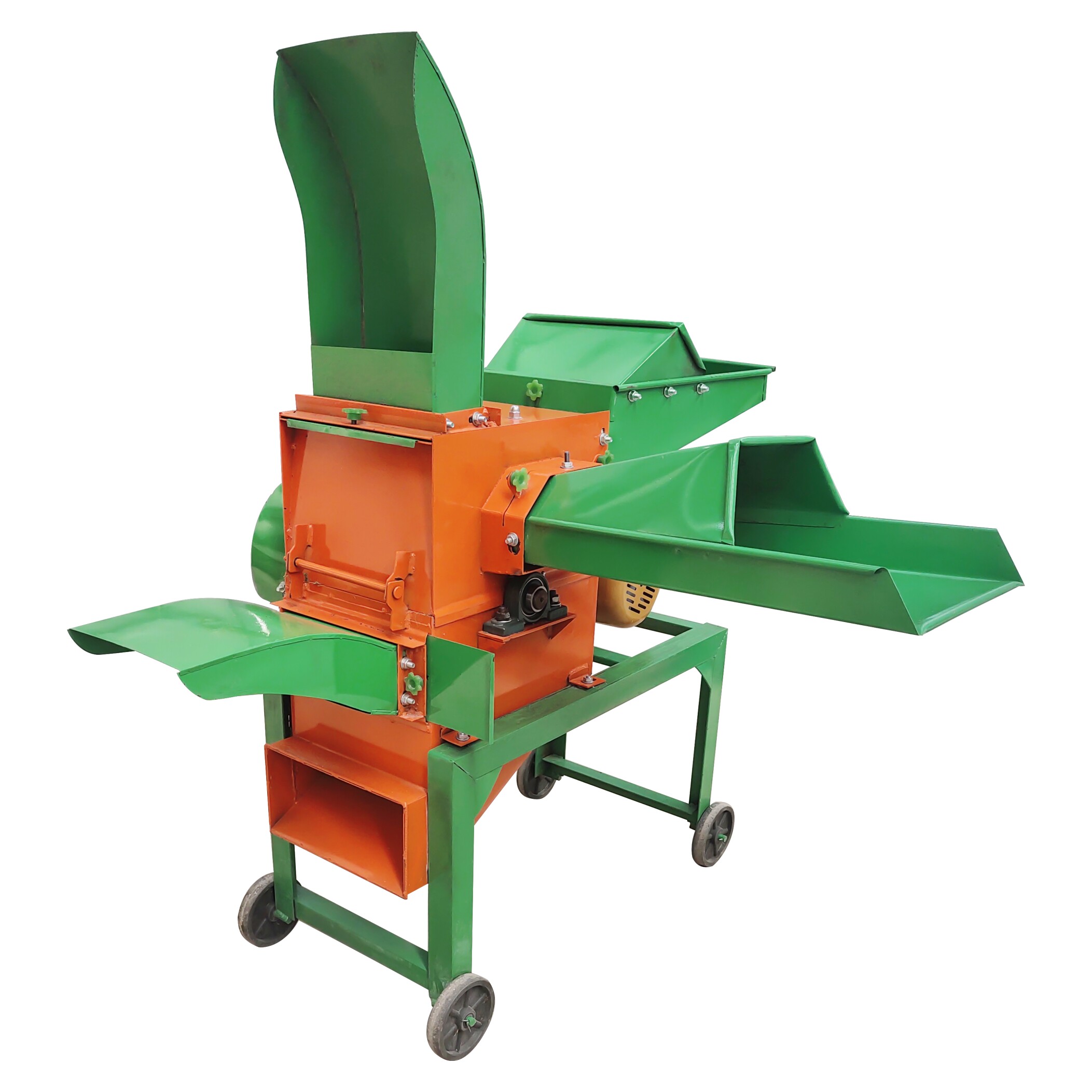 铡草粉碎机玉米秸秆饲料碎草机牛羊养殖家用小型一体切草机揉丝机