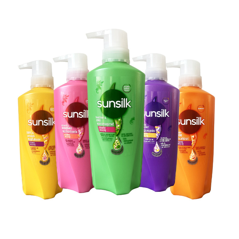 泰国进口sunsilk夏士莲洗发水油性性发柔顺改善毛躁洗发水