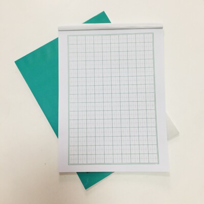 竖线硬笔书法中小学生楷书张法格字格练字基础入门书写书法用纸功效与