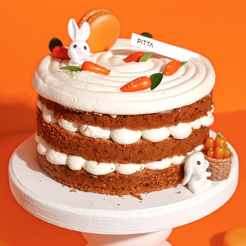 芝士pitta胡萝卜布朗尼生日蛋糕高钙儿童无添加成都同城新鲜