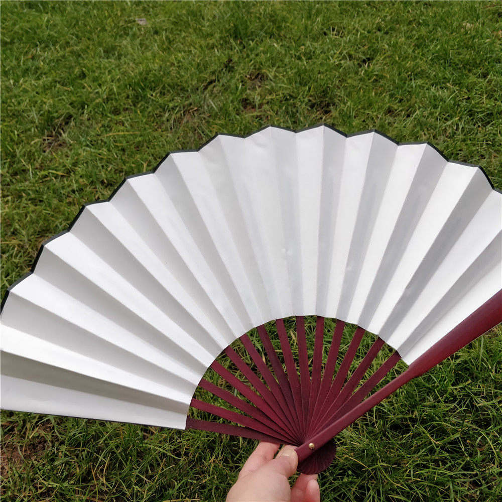 空白书画10支包邮10寸绢扇宣纸纸扇diy素面工艺扇