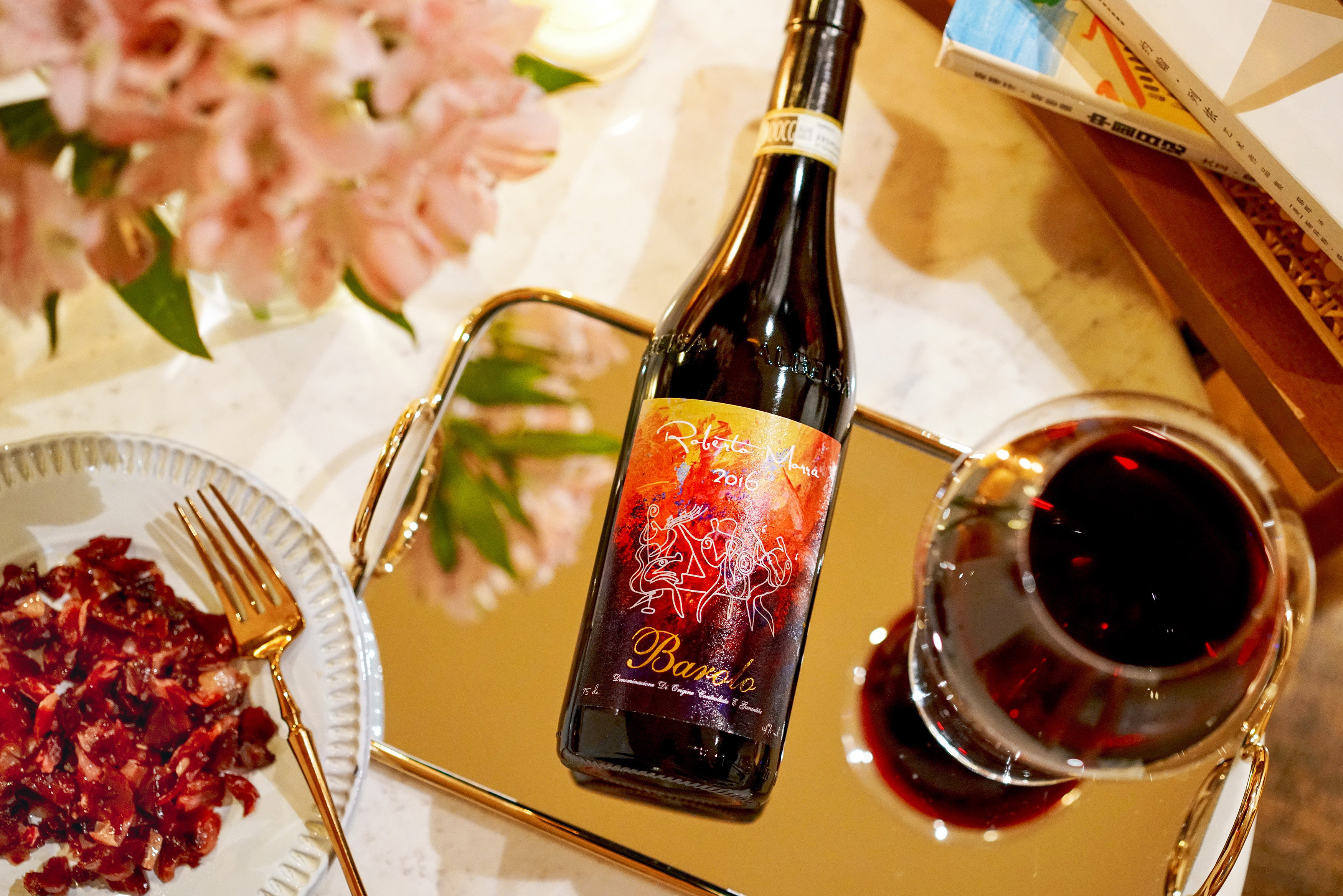 性价比酒王意大利狂欢之夜巴罗罗洛barolo红葡萄酒超长干红静态葡萄酒