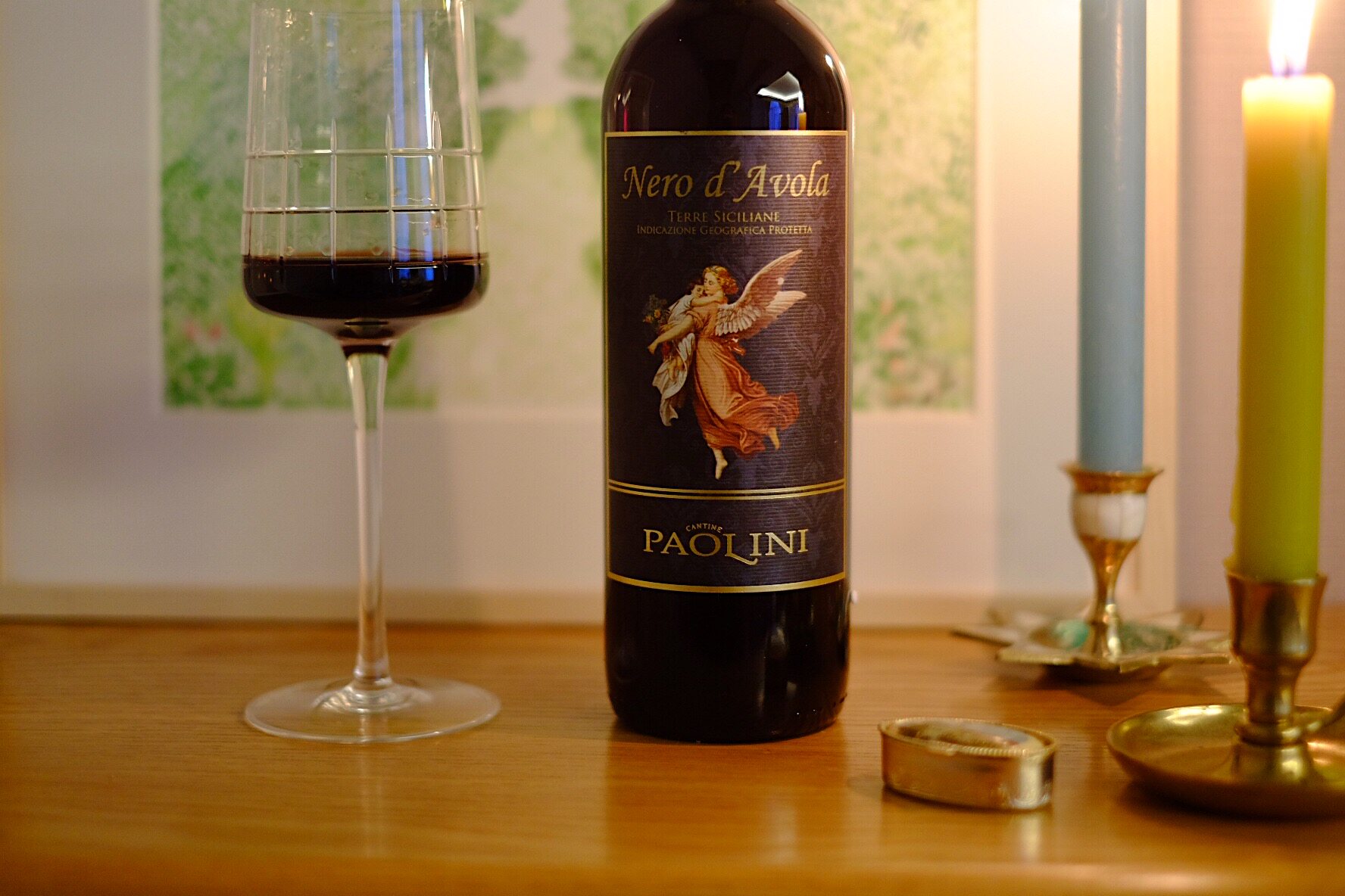 第二半价意大利西西里paolini红酒天使黑珍珠红葡萄酒醉酒干红静态