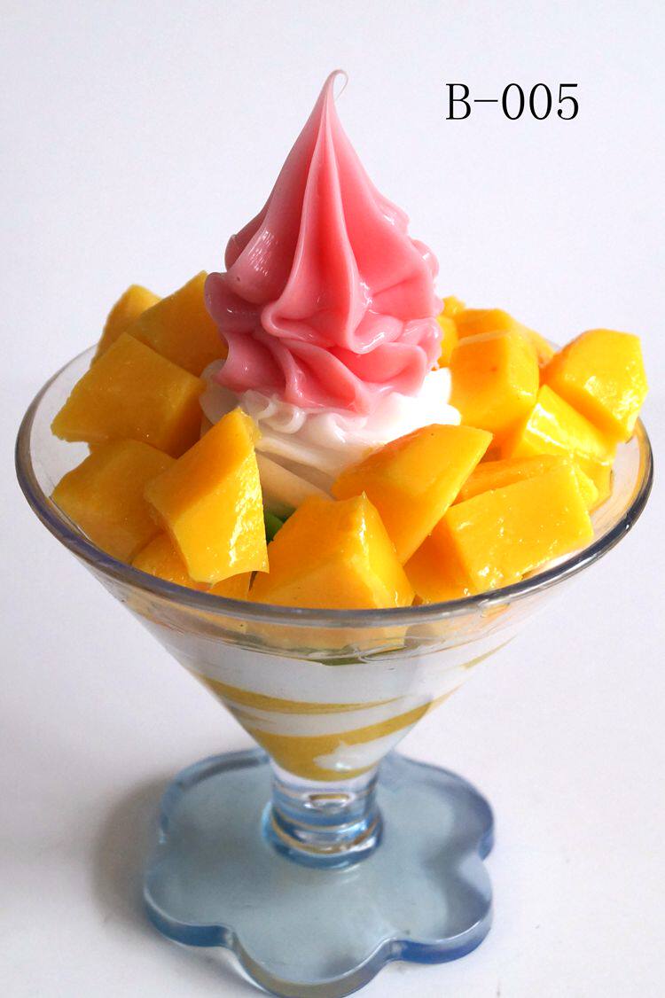 仿真碗装杯冰激凌模型冰淇淋圣代摆设样板房餐饮影视仿真水果