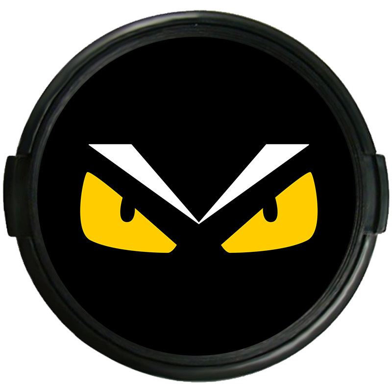 小恶魔绳热防丢盖带保护相机滤镜眼睛热靴黄眼睛滤镜