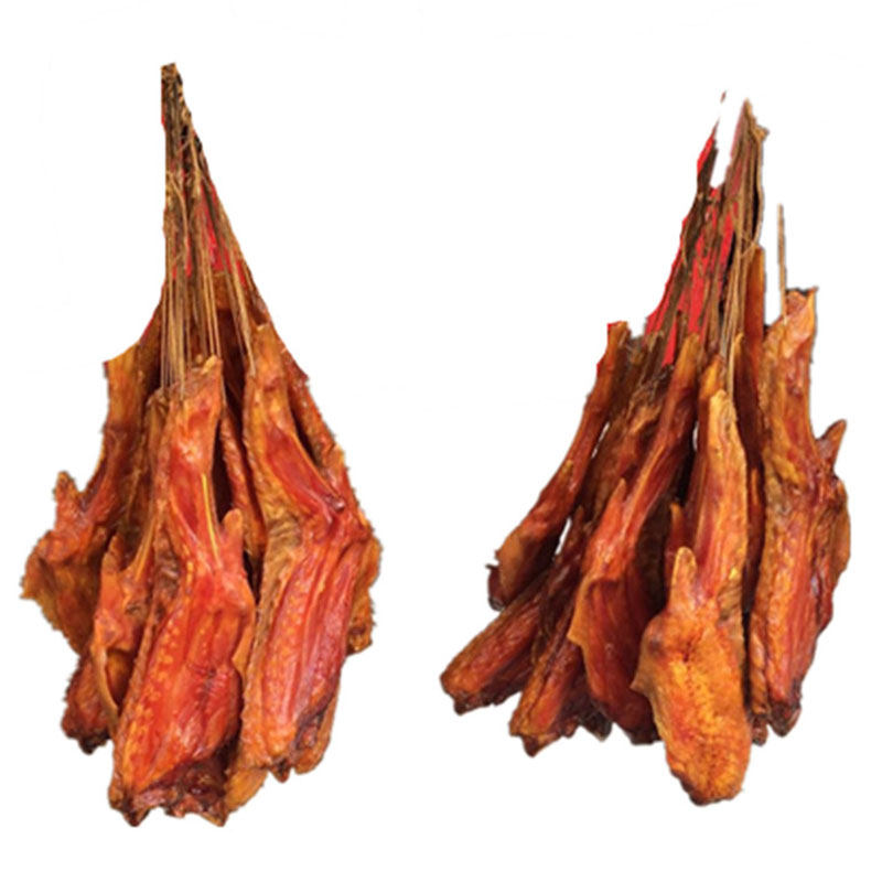 湘味传奇湘菜食材湖南特产优质火鸡翅膀500g 自制烟熏腊鸡翅包邮