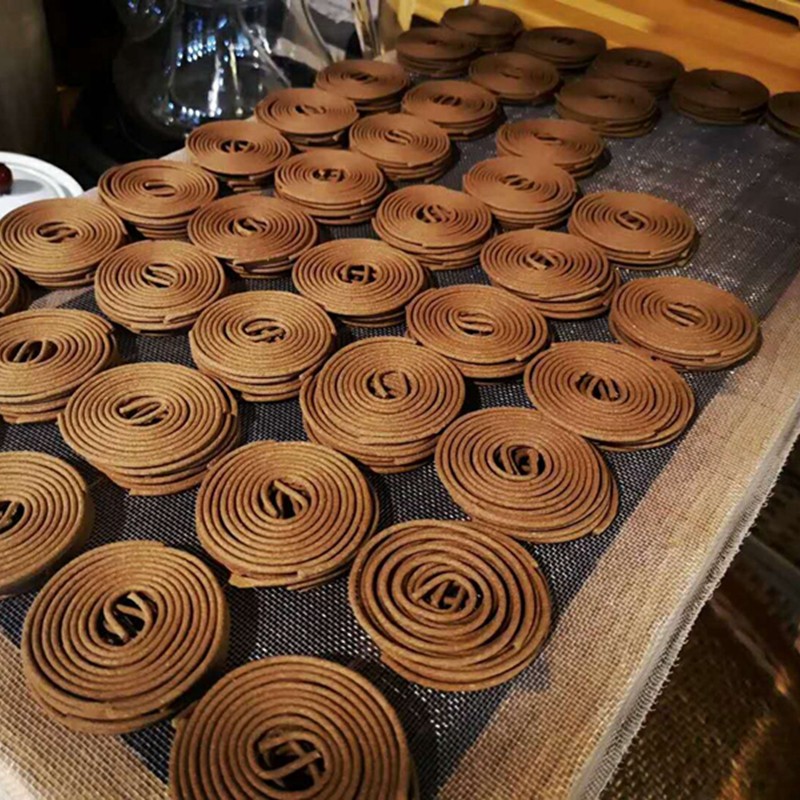 手工制天然桂花香2小时盘香檀香熏香家用室内持久香薰香料