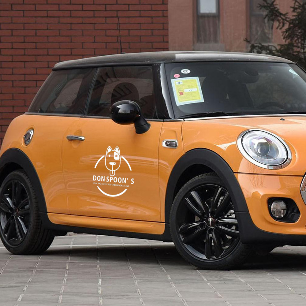 车身车门车窗通用贴纸个性车贴圆形图案趣味汽车装饰贴