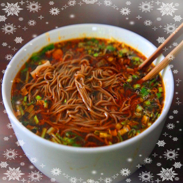 面粉陕西特产荞面饸饹纯全麦荞蓝田面条杂粮面条