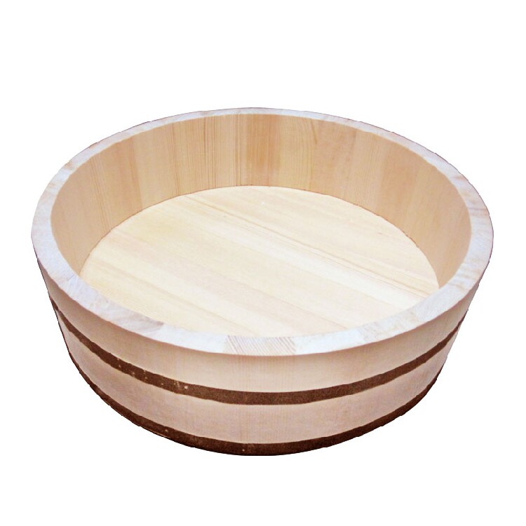 木制加厚大拌饭木盆大号刺身寿司盆饭盆料理拼盘盆