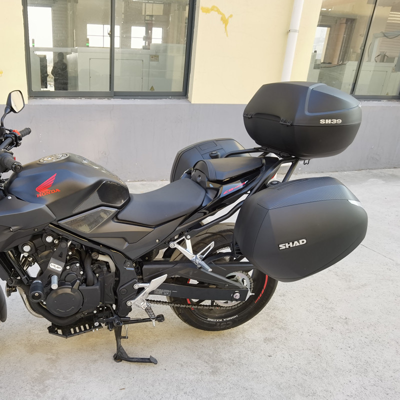 适用于本田cb400f夏德边箱尾三箱摩托车快拆后备箱士摩托车尾箱