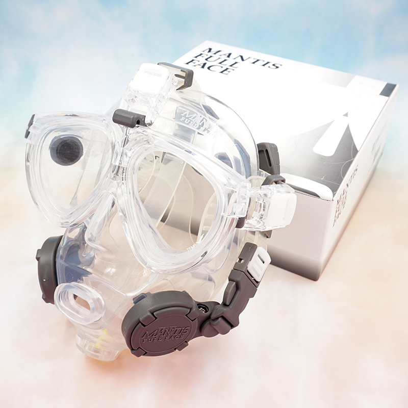 日本 GULL Mantis Fullface专业全面镜 潜水全面罩可配水下通话器