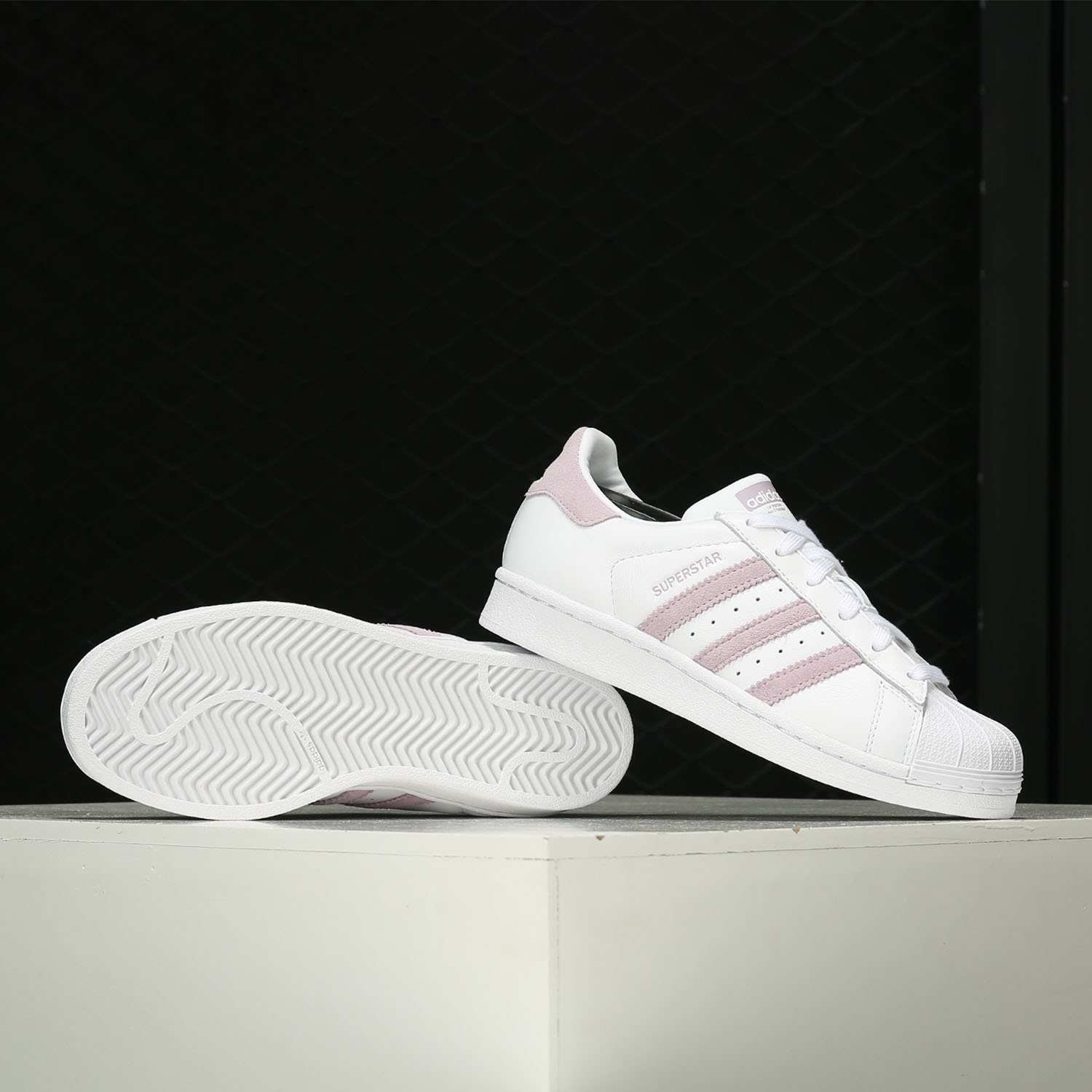adidas阿迪达斯正品2020夏季新款三叶草贝壳头男女女板运动休闲鞋