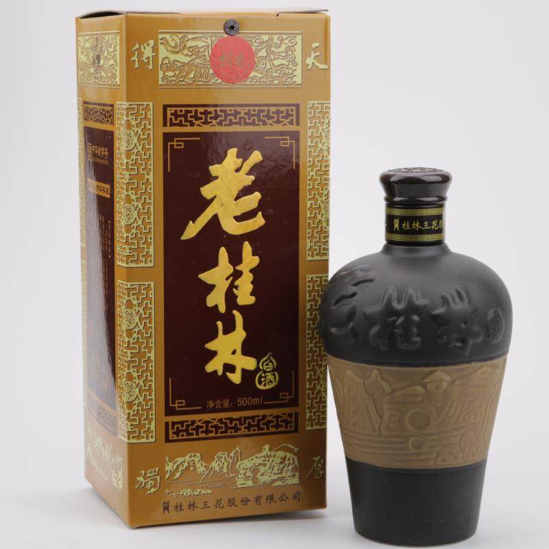 老桂林39度白酒老桂林三花酒粮食酒整箱6瓶洞藏窖藏桂林特产包邮