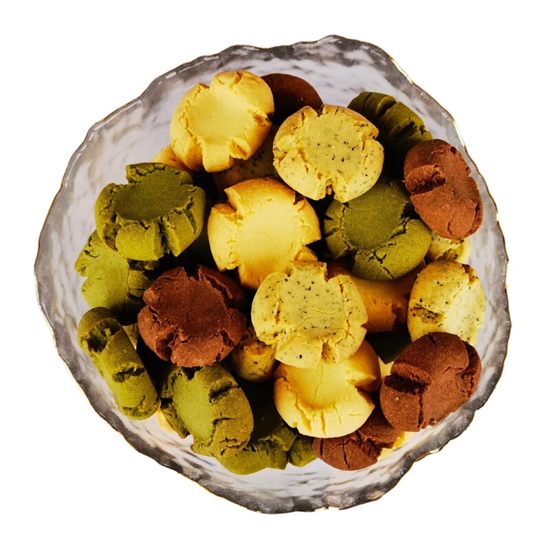 玛格丽特蛋黄饼干手工曲奇奶香红茶可可儿童孕妇曲奇饼干