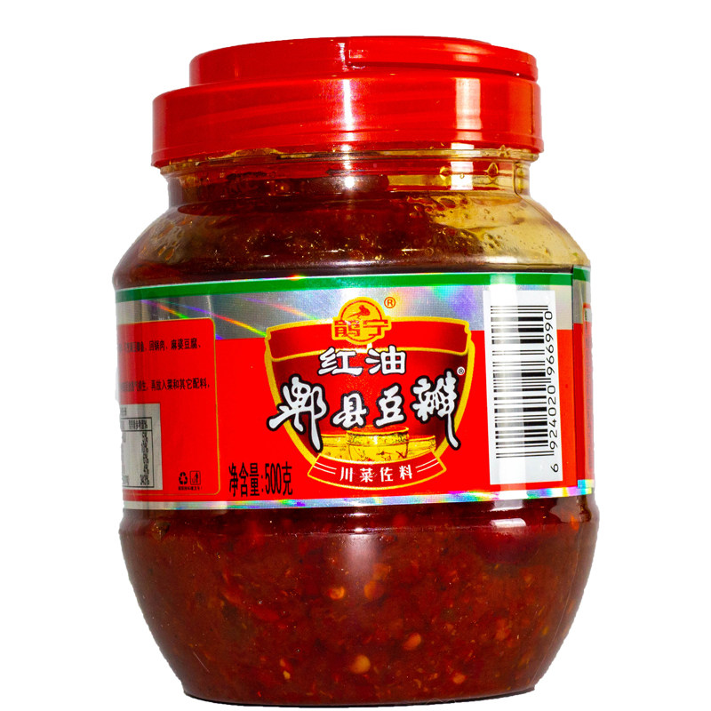 红油四川特产鹃宁郫县豆瓣正宗香辣川菜500g豆瓣酱