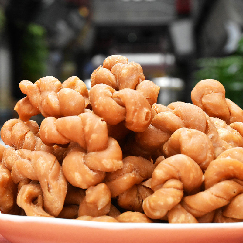 宁波甜味海手工小吃点名糕点传统油赞麻花文昌中式糕点