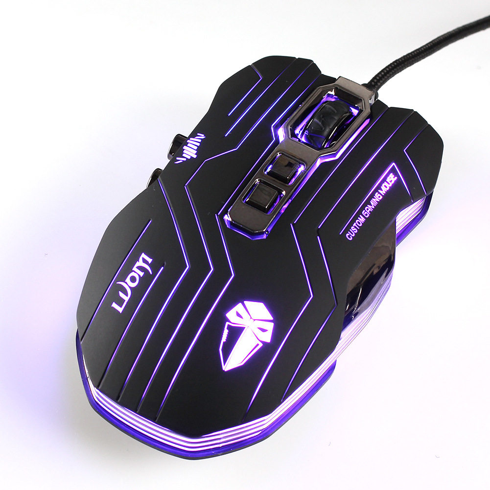 罗摩g5有线游戏机械鼠标礼品lol英雄联盟usb宏编程