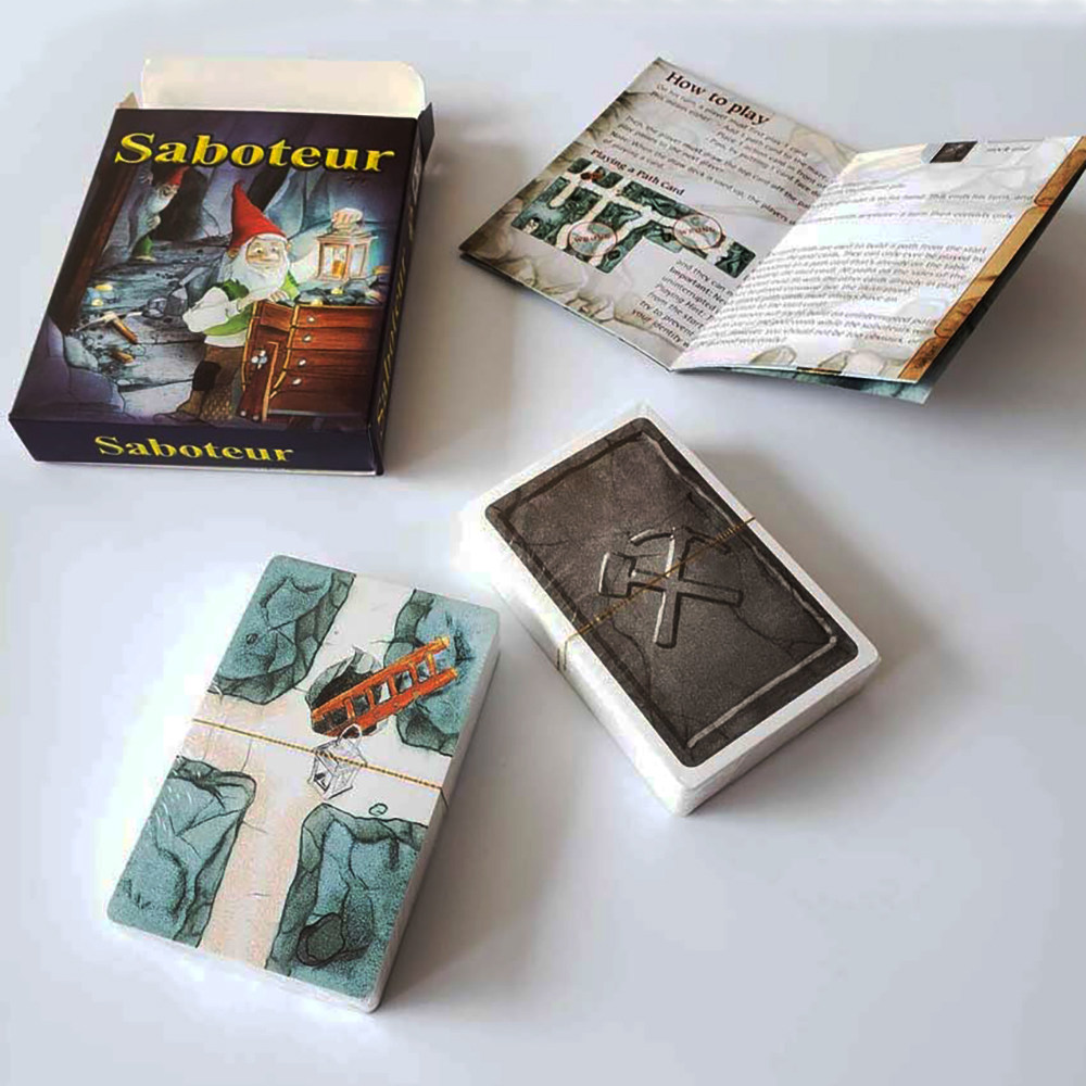 英文版saboteurboardgame矮人金矿掘金矿工桌游游戏卡桌游卡牌