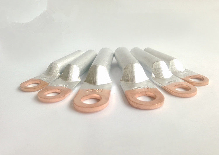 dtl-70mm平方铜铝线鼻子 接线耳 铜铝过渡电缆接头 堵油铝线端子