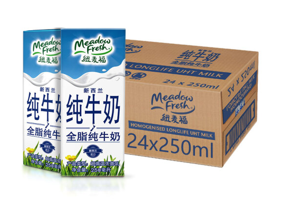 纽麦麦福meadowfresh牛奶新西兰进口全脂高钙纯牛奶纯牛奶
