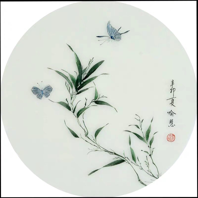 包邮苏绣diy初学套件针迹小清新竹子手工刺绣苏绣